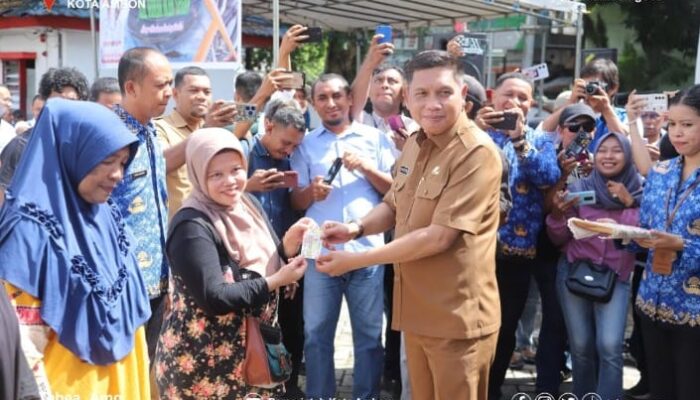 Jaga Stabilitas Harga, Pemkot Ambon Gaelar Pasar murah