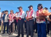 Kedatangan Bupati dan Wakil Bupati MBD Disambut Meriah Forkopimda ASN dan Masyarakat