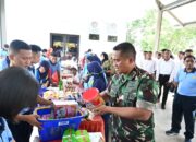 Peringati HUT TNI – AU ke 79, Lanud Pattimura Gelar Bazar Murah Serentak