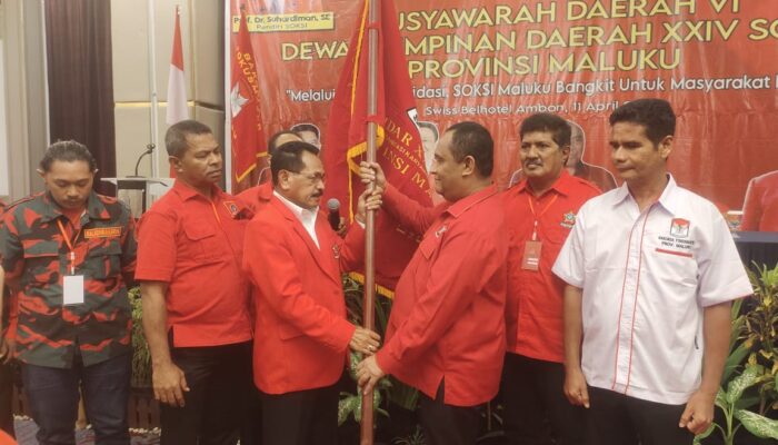 Pattimahu Sebut Boy Sangadji Simbol Pemersatu SOKSI Maluku.