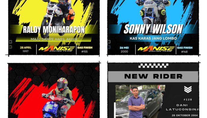 Manise Racing Team Utus Empat Pembalap Terbaik Bertanding Di Dobo.