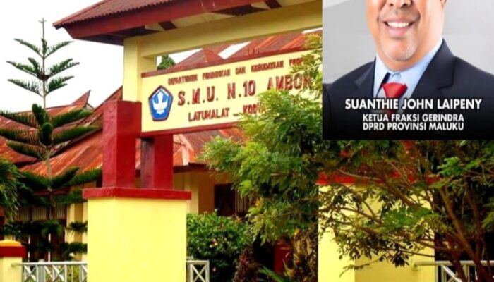 SMA Negeri 10 Ambon Dihadiahi Meubelair Abal-Abal, Laipeny Minta Kontraktor Segera Ganti Baru.