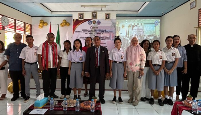 SMK Negeri 6 Ambon Lepas Lulusan, PemProv Maluku Bantu DAK Atasi Kekurangan.