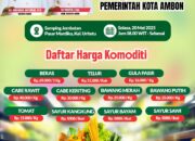 Gerakan Pangan Murah (GPM) Pemkot Ambon, Inilah Jadwalnya Selama 5 Hari.!