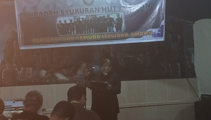 Persekutuan Pemuda Itawaka Di Ambon Rayakan HUT Pertama Dengan Ibadah Syukur