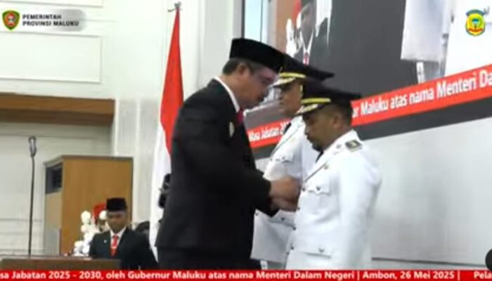 Gubernur Maluku Lantik Ikram –  Sudarmo Jadi Bupati Dan Wabup Buru