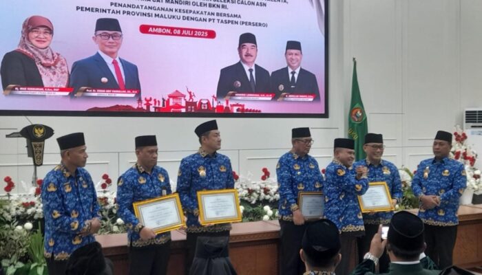 Sukses Selenggarakan Tes CAT ASN, BKN RI Beri Pemda MBD Paritrana Award 2025.