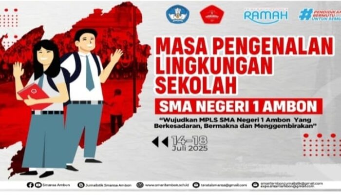 Mengusung Tema “ Wujudkan MPLS Yang Berkesadaran, Bermakna Dan Menggembirakan”, SMA Negeri 1 Ambon Lakukan Masa Pengenalan Bagi Siswa Baru