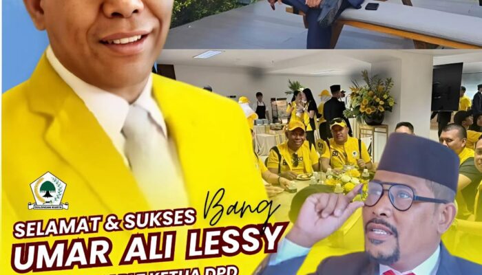 POLAM Maluku Apresiasi Umar Lessy, Harapkan Restorasi Golkar yang Visioner