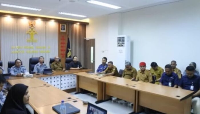 Harmonisasi 5 RANPERDA Kabupaten Maluku Tengah, Kanwil  Kemenkum Maluku Adakan Rapat Secara Virtual