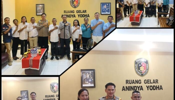 Tingkatkan Kerjasama,Polres KKT dan Kampus STTIMASS Saumlaki Lakukan Silahturami