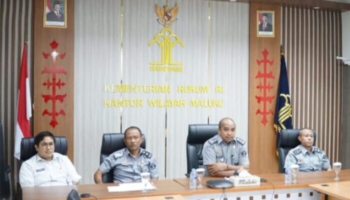 Pasca Pemisahan Kementrian, Kanwil Kemenkum Maluku Matangkan Efisiensi Ruang Kerja