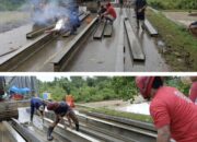 Gerak Cepat BPJN Maluku,Perbaiki Jembatan Wai Kian SBT