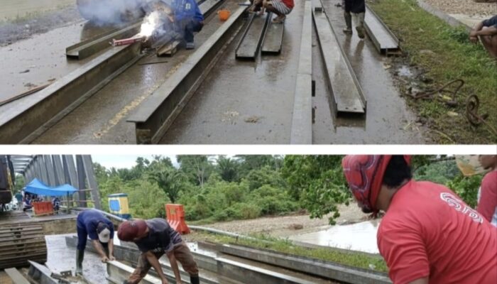 Gerak Cepat BPJN Maluku,Perbaiki Jembatan Wai Kian SBT