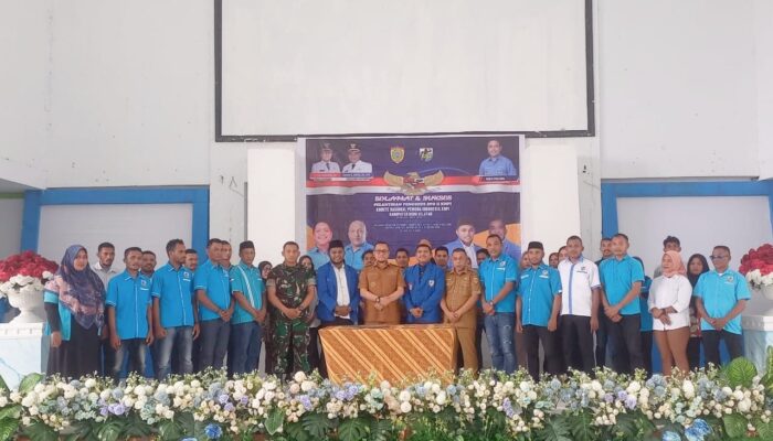 KNPI Bursel Dilantik- Bupati LHM Beri Apresiasi