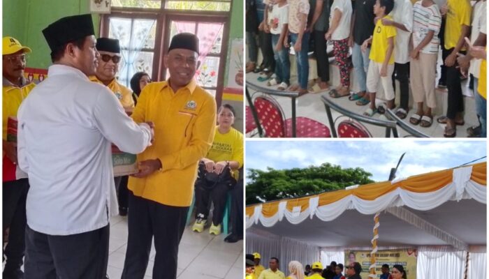 Suara Rakyat Suara Golkar, Beringan Maluku Laksanakan Pasar Murah-Pemeriksaan Kesehatan Gratis Serta Santuni Panti Asuhan