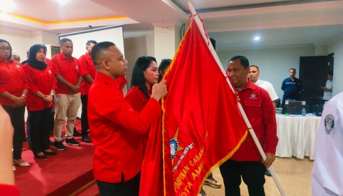 Halauw – Sangadji Resmi Pimpin Depicab SOKSI Kota Ambon