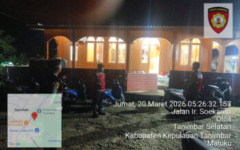 Polres Tanimbar Intensifkan Pengamanan Salat Subuh Selama Ramadhan