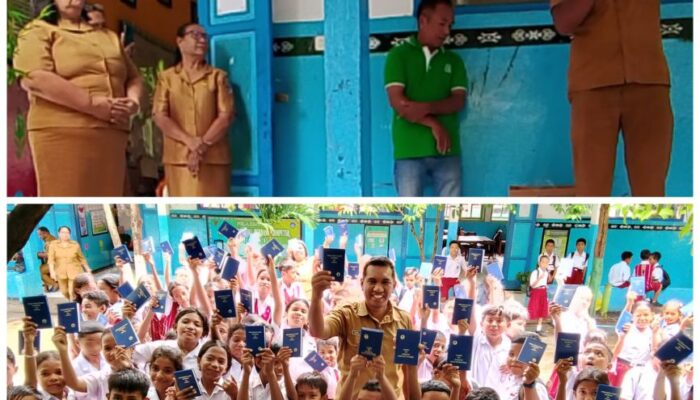 Gideon Internasional Bagikan Alkitab di SD Inpres Saumlaki