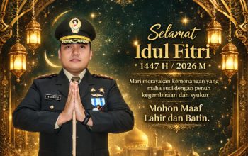 Dandim 1507/Saumlaki Letkol Kav Kriswantoro Yudha K. Sampaikan Ucapan Idul Fitri 1447 H, Tegaskan Semangat Pengabdian TNI untuk Rakyat