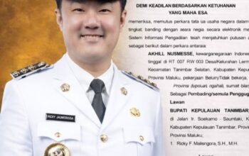 Abaikan Putusan PTTUN, Bupati Tanimbar Terancam Diberhentikan