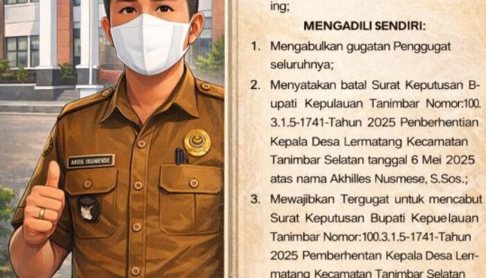 Serangan Balik Kuasa Hukum, Kasasi Pemda Tanimbar Terancam Gugur