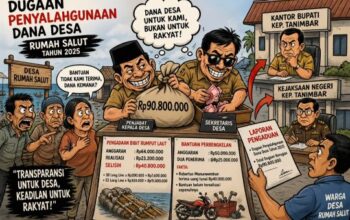 Penyalahgunaan Dana Desa Rumahsalut Rp90 Juta Dilaporkan ke Bupati dan Kejaksaan