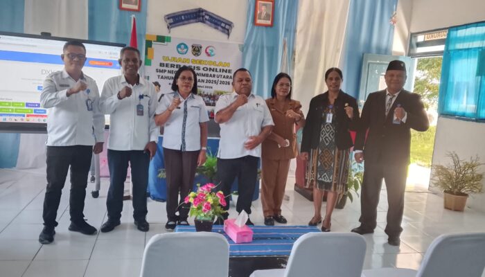 Korwil Pendidikan dan MKKS Tanimbar Utara Pantau Ujian Sekolah