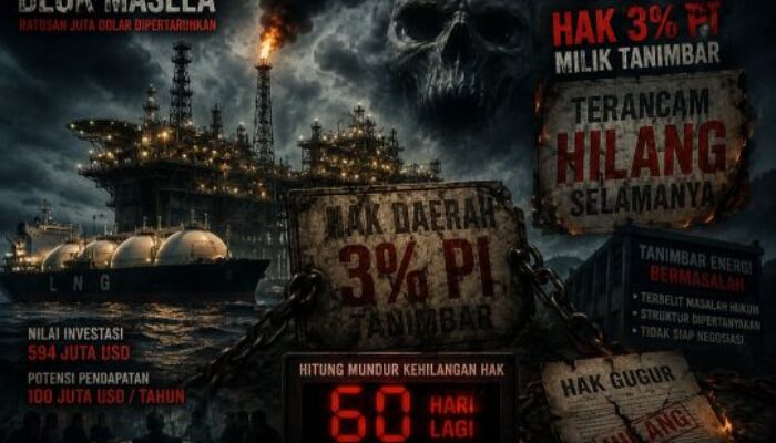 Kiamat Ekonomi Tanimbar: Hak PI Masela Terancam Hilang Karena Kelalaian Birokrasi