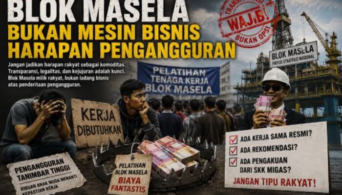 Editorial : Blok Masela Bukan Mesin Bisnis Harapan Pengangguran