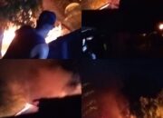 Diduga Korsleting Listrik, Rumah Warga di Kampung Babar Bawa Hangus Terbakar