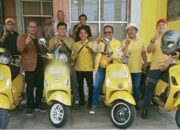 Road Show 18 Daerah Pakai Vespa Kuning:  Syahmud Basri Ngabalin Lakukan Konsolidasi Dan Cek Kesiapan Saksi Golkar Jelang Pemilu 2029