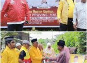 DEPIDAR SOKSI Maluku – DPD I Partai Golkar Salurkan Hewan Kurban Di Negeri Liang Dan Morela
