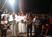 Peletakan Batu Pertama Rumah Pastoran Digelar di Lamdesar Barat