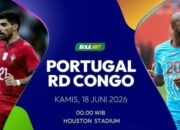 Portugal Diprediksi Tundukkan RD Kongo Tiga Gol Tanpa Balas