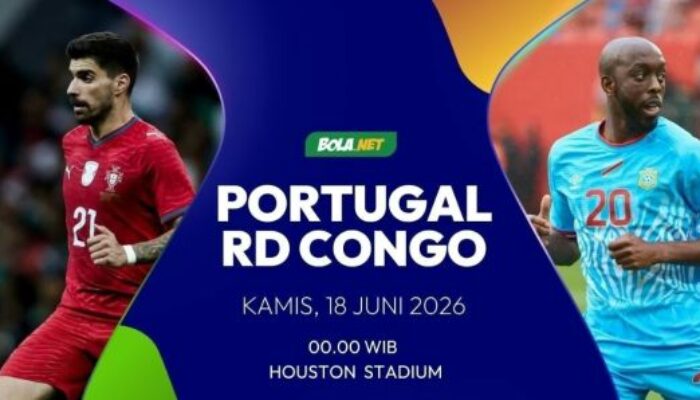 Portugal Diprediksi Tundukkan RD Kongo Tiga Gol Tanpa Balas
