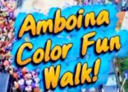 Amboina Color Fun Walk, 7.000 Warga Kota Ambon Konvoi Dengan Jersey Dan Bendera Negara Peserta Piala Dunia 2026