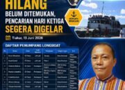 Pencarian Korban Di Hari Ke Ketiga Masih Berlangsung, Korban Longboat Hilang Belum Ditemukan