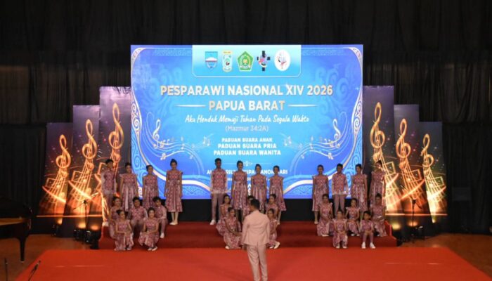 PSA MBD Tampil Memukau, Bupati Hadiri Pesparawi Nasional XIV di Manokwari