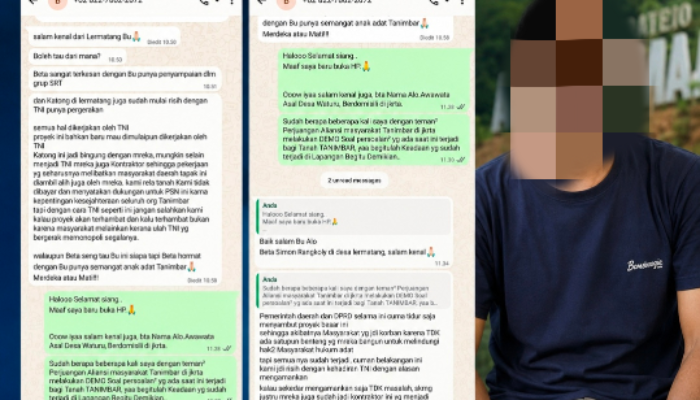Simon Rangkoly Minta Maaf kepada TNI atas Kesalahpahaman Pesan Pribadi