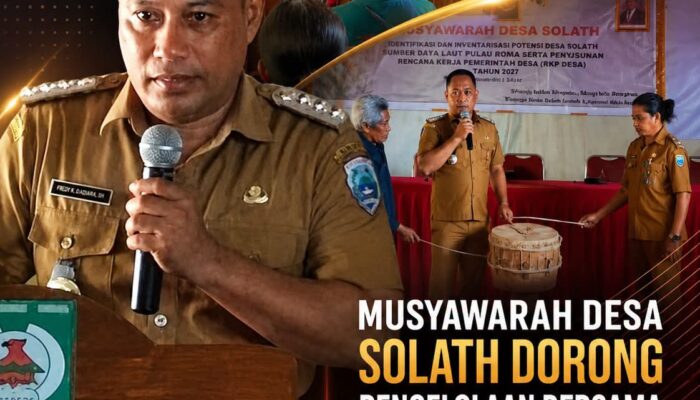 Musyawarah Desa Solath Perkuat Komitmen Pengelolaan Bersama Sumber Daya Laut Pulau Roma