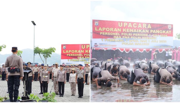 Jelang HUT Bhayangkara, 891 Personel Polda Maluku Naik Pangkat