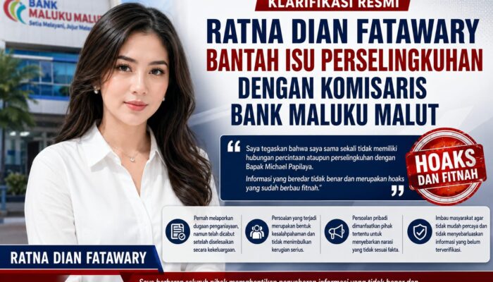 Laporan Dicabut, Ratna Dian Fatawary Bantah Isu Perselingkuhan : Semua Pemberitaan Tidak Benar,Itu Fitnah Dan Hoax