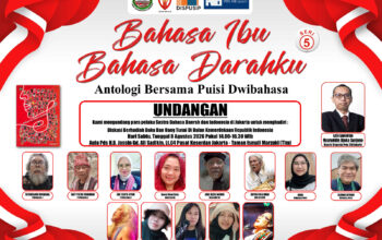 Sambut Suasana Kemerdekaan RI Ke-81, TISI Luncurkan Buku Antologi Bersama Puisi Dwi Bahasa ‘Bahasa Ibu Bahasa Darahku”