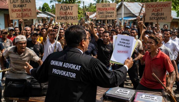 Murka Seira Blawat: Hancurkan Oknum Advokat Provokator Sebelum Laut Seira Digenangi Air Mata!