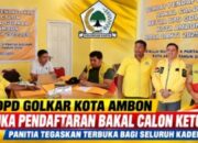 Musda Siap Dilaksanakan, Golkar Kota Ambon Buka Pendaftaran Calon Ketua