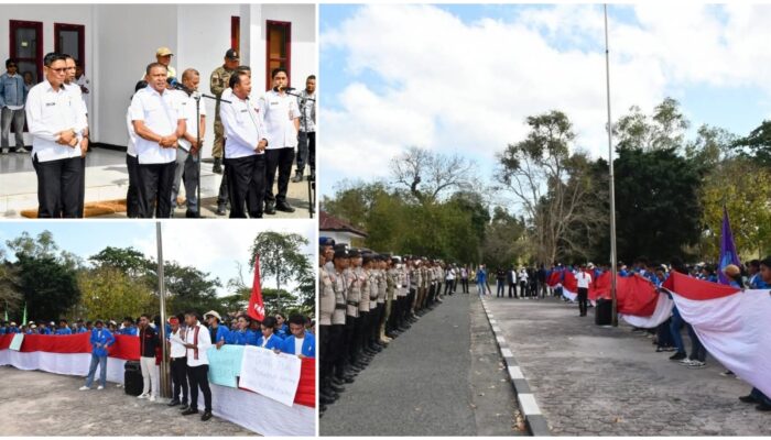 Demo Mahasiswa PSDKU Desak Pemkab Dan DPRD MBD Selesaikan Lahan Unpatti