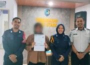 Peroleh Hak Integrasi,Salah Satu Warga Binaan Lapas Perempuan Jalani Program Cuti Bersyarat