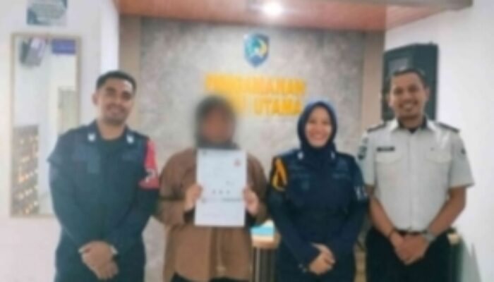 Peroleh Hak Integrasi,Salah Satu Warga Binaan Lapas Perempuan Jalani Program Cuti Bersyarat
